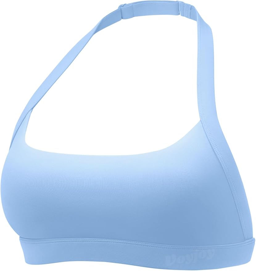 VOYJOY Sports Bras for Women Basic Wireless Bra Crop Workout Yoga Bra Sexy Tank Top