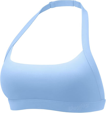 VOYJOY Sports Bras for Women Basic Wireless Bra Crop Workout Yoga Bra Sexy Tank Top