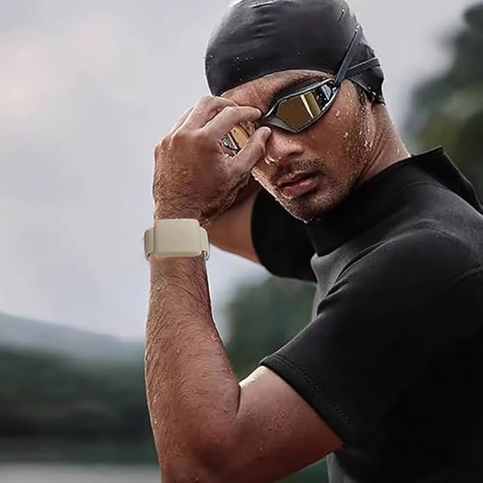 Silicone Watch Bands for WHOOP Watch 4.0, Sports Wristband Straps Compatible with the Whoop 3.0 - Easy to Use and Adjustable, Waterproof and Sweatproof