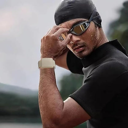 Silicone Watch Bands for WHOOP Watch 4.0, Sports Wristband Straps Compatible with the Whoop 3.0 - Easy to Use and Adjustable, Waterproof and Sweatproof