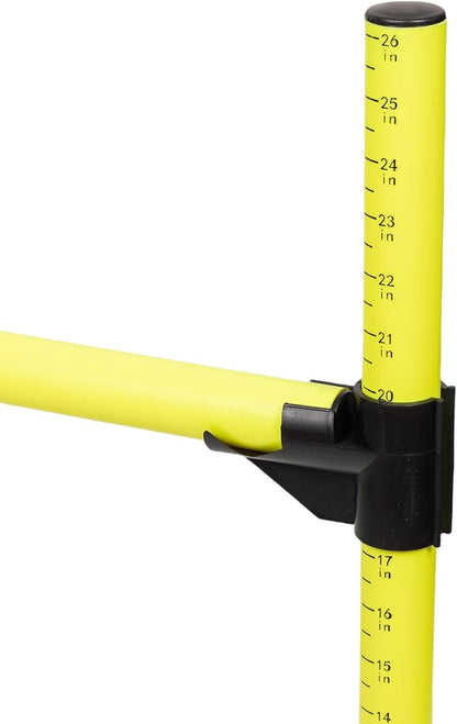 3 Pack Adjustable Height Hurdles Training Equipment, Agility Speed Jumping Training Equipment for Basketball Soccer Football Dogs, Indoor & Outdoor, Detachable Hurdles Track and Field(Green)