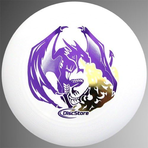 Discraft Ultrastar 175g Ultimate Disc - USA Ultimate Approved Flying Disc for Competition and Outdoor Games, Custom Design Discraft Discs, Great for All Ages and Skill Levels - Dragon