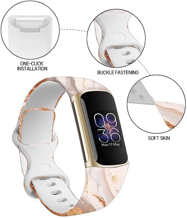 Sport Bands Compatible with Charge 6 /Charge 5 for Women Men,Soft Waterproof Replacement Straps Wristbands for Charge Advanced Fitness Tracker