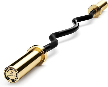 LIONSCOOL Premium 4ft/4.9ft/6ft Barbell for Strength Training and Olympic Weightlifting, 2 Inch Bar for Squats, Curls, Deadlifts, Presses, Hip Thrusts, 350lbs/500lbs/700lbs Weight Capacity