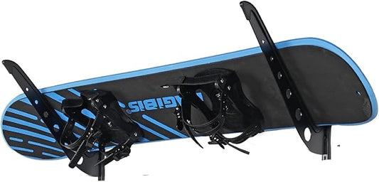 Snowboard Wall Racks, Adjustable Storage Rack for Ski, Surfboard, Wakeboard, Snowboard Wall Mount Display, Black
