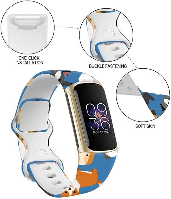 Sport Bands Compatible with Charge 6 /Charge 5 for Women Men,Soft Waterproof Replacement Straps Wristbands for Charge Advanced Fitness Tracker