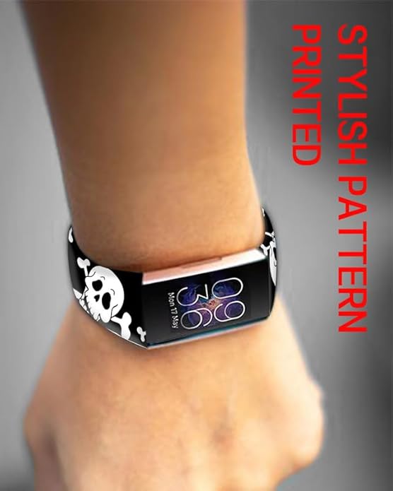 Sport Bands Compatible with Charge 6 /Charge 5 for Women Men,Soft Waterproof Replacement Straps Wristbands for Charge Advanced Fitness Tracker