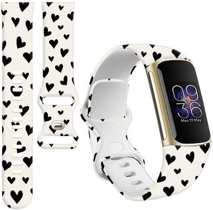 Sport Bands Compatible with Charge 6 /Charge 5 for Women Men,Soft Waterproof Replacement Straps Wristbands for Charge Advanced Fitness Tracker