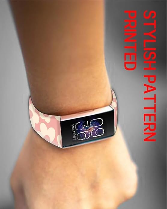 Sport Bands Compatible with Charge 6 /Charge 5 for Women Men,Soft Waterproof Replacement Straps Wristbands for Charge Advanced Fitness Tracker