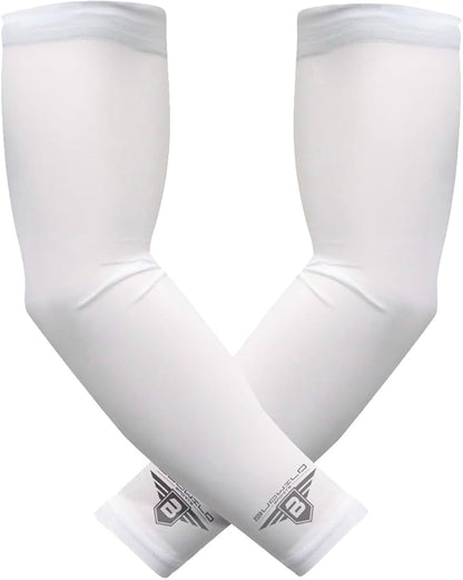 Bucwild Sports Baseball Arm Sleeve - Youth & Adult 1 Pair - Football Basketball Cycling Tennis