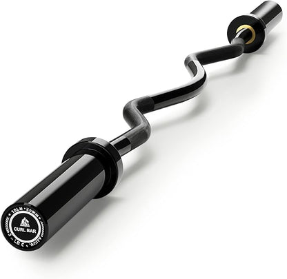 LIONSCOOL Premium 4ft/4.9ft/6ft Barbell for Strength Training and Olympic Weightlifting, 2 Inch Bar for Squats, Curls, Deadlifts, Presses, Hip Thrusts, 350lbs/500lbs/700lbs Weight Capacity