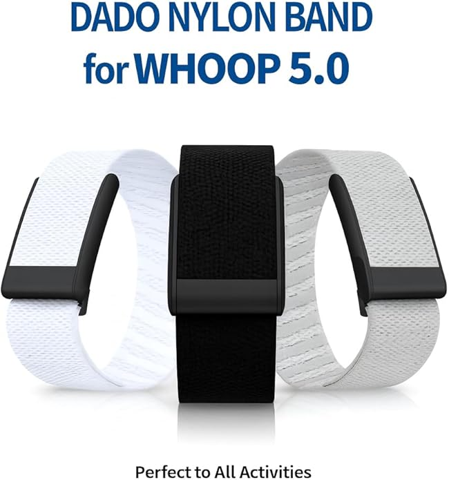 Nylon Soft Band Compatible with WHOOP 5.0, One, Peak, and Life | Adjustable, Durable & Secure Fit Strap | NOT for Gen 4