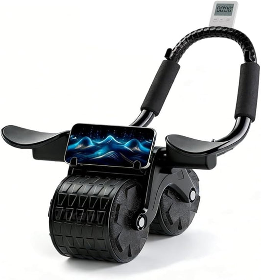 2026 Upgraded Ab Roller Wheel with Knee Mat &Timer