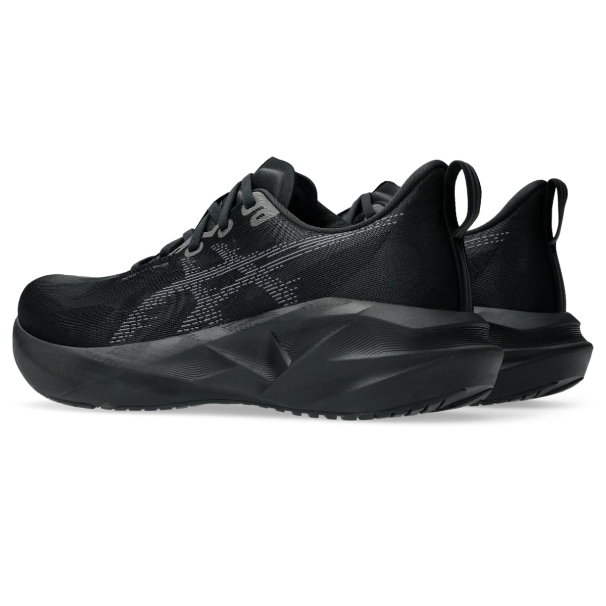 ASICS Men's NOVABLAST 5 Running Shoes, 10.5, Black/Carrier Grey