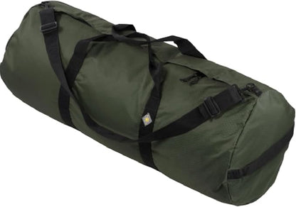 North Star Sports Foldable Duffle Bag for Travel, Gym & Outdoor Camping | Tough and Packable Sport Equipment Bag & Gear Organizer | Heavy Duty Large Duffel Bags for Traveling