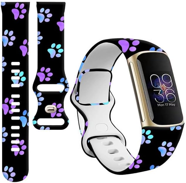 Sport Bands Compatible with Charge 6 /Charge 5 for Women Men,Soft Waterproof Replacement Straps Wristbands for Charge Advanced Fitness Tracker