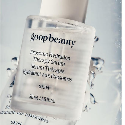goop Beauty Exosome Hydration Therapy Serum | Hydrating Serum for Plump, Radiant, & Smooth Skin | Cica Leaf Exosomes, Red Sea Moss, & Polyglutamic Acid | 1.0 fl oz