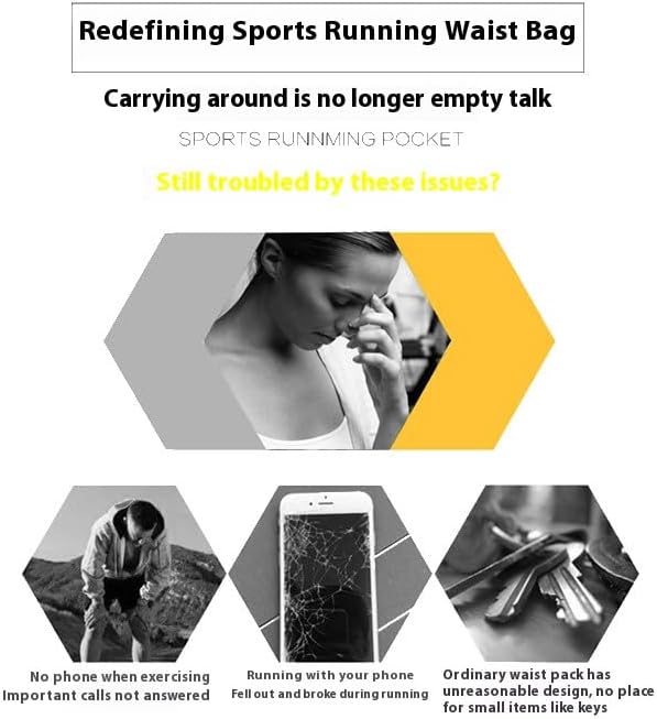 Adjustable Elastic Fitness Fanny Pack for Sports, Running Belt Waist Pack, Waterproof Sports Fanny Pack,Outdoor card wallet，Leisure travel wallet，5 color options available (blue)