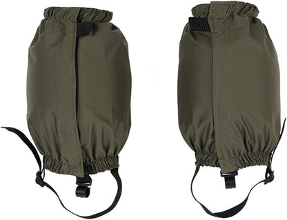 Waterproof Hiking Gaiters,Snow Boot Gaiters with Rubber Foot Strap,Lightweight and Adjustable,for Men and Women Hiking,Skiing,Mountaineering,Walking,etc.