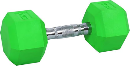 Colored Rubber Coated Hex Dumbbell Weight Set,Multiple Packages