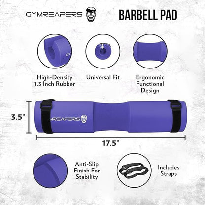 Gymreapers Barbell Squat Pad - Protective Bridge Pad For Hip Thrust, Squats, Lunges - Hip Support, Neck Protection For Bar