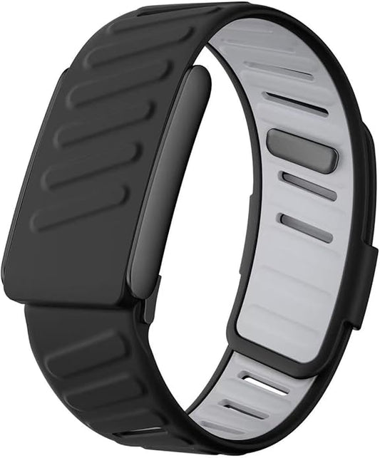 VeveXiao Rugged Comfort Silicone Wristband Compatible with WHOOP 5 | Whoop MG Band, Durable Soft Silicone Sports Loop Replacement Bands for Men Women with Metal Frame Connector