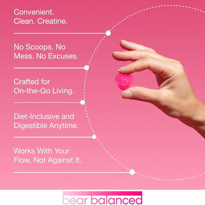 Creatine Gummies for Men & Women - Creatine Monohydrate, L-Theanine, L-Tyrosine & B12 for Muscle Growth, Strength, and Focus, Watermelon Burst, 3 Pack