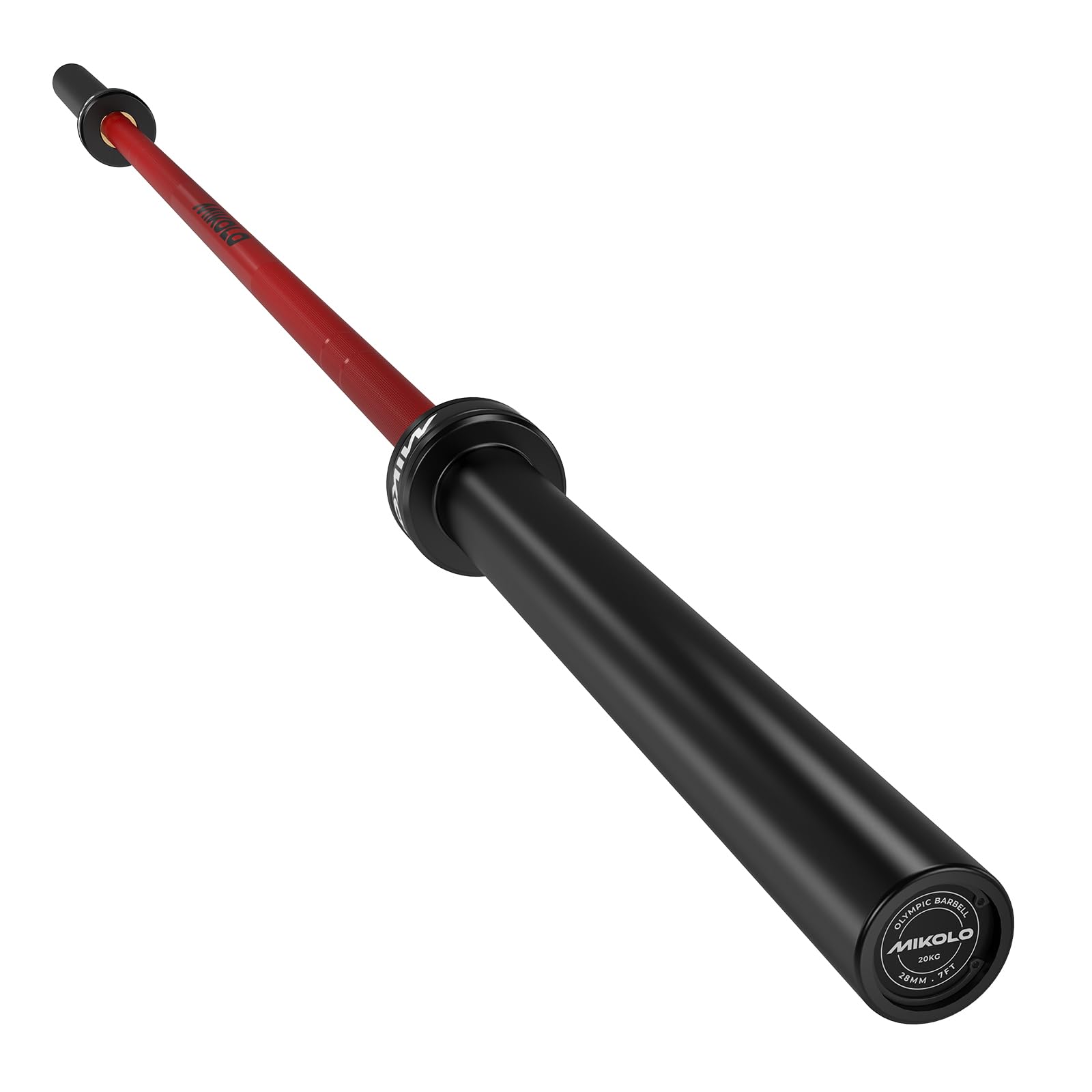 Mikolo 7ft Olympic Barbell, Barbell for Weightlifting and Powerlifting 45lb, Olympic Bar for