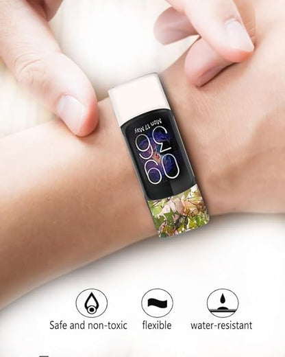 Sport Bands Compatible with Charge 6 /Charge 5 for Women Men,Soft Waterproof Replacement Straps Wristbands for Charge Advanced Fitness Tracker