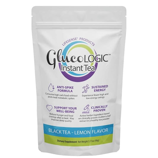 LifeSense GlucoLogic Clinically Proven Functional Tea, Next-Generation Smart Carb Blocker to help