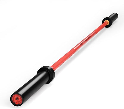 LIONSCOOL Premium 4ft/4.9ft/6ft Barbell for Strength Training and Olympic Weightlifting, 2 Inch Bar for Squats, Curls, Deadlifts, Presses, Hip Thrusts, 350lbs/500lbs/700lbs Weight Capacity