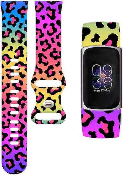 Sport Bands Compatible with Charge 6 /Charge 5 for Women Men,Soft Waterproof Replacement Straps Wristbands for Charge Advanced Fitness Tracker