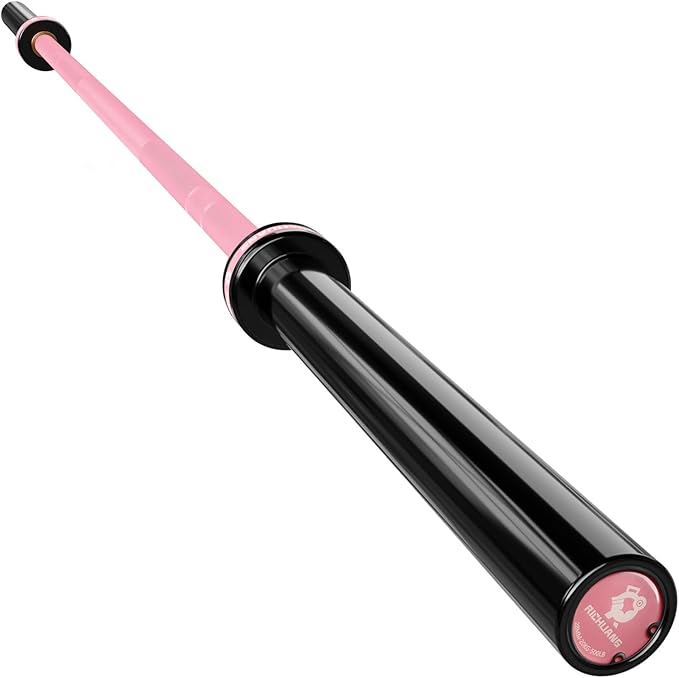 7ft Olympic Barbell, Weightlifting Barbell 28mm 45lb - 500/700/1000lbs Capacity with Smooth Spinning Sleeves, Olympic Bar Fits 2" Olympic Plates, for Snatch Clean Jerk - Home Gym Training