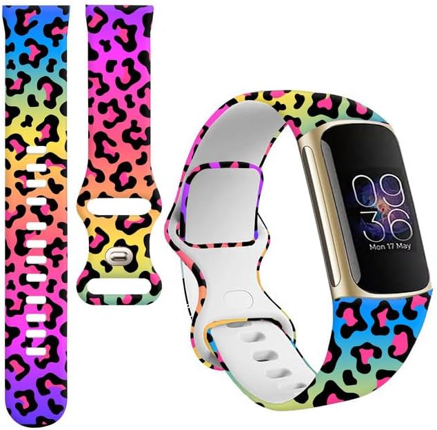 Sport Bands Compatible with Charge 6 /Charge 5 for Women Men,Soft Waterproof Replacement Straps Wristbands for Charge Advanced Fitness Tracker