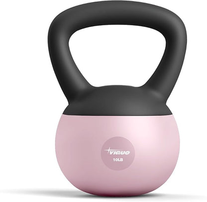 YIGUO Soft Kettlebell, Kettlebells 10 lb Anti-Slip Grip Weight for Home Workouts, Kettlebell for Safe Strength Training for Women & Men & Beginners