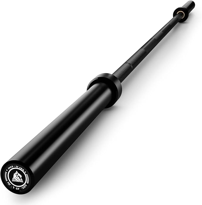 LIONSCOOL 7FT Olympic Barbell for Weightlifting, Power Lifting, 2 Inch Strength Training Bar for Squats, Deadlifts, Presses, Rows, Curls - 700lbs/1000lbs/1500lbs Capacity