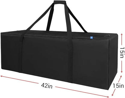 COOLBEBE 42" Sports Duffle Bag - 150L Extra Large Travel Duffel Luggage Bag with Upgrade Zipper, Sturdy & Water Resistant, Black