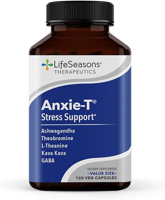 Anxie-T - Stress Relief Supplement - Supports Mood & Mental Focus - Feel Calm and Relaxed - Eases