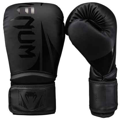 Challenger 2.5 Boxing Gloves - Black/Black - 16-Ounce