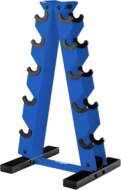 YES4ALL Dumbbell Rack Stand Only, 5 Tier A Frame Weight Rack for Dumbbells
