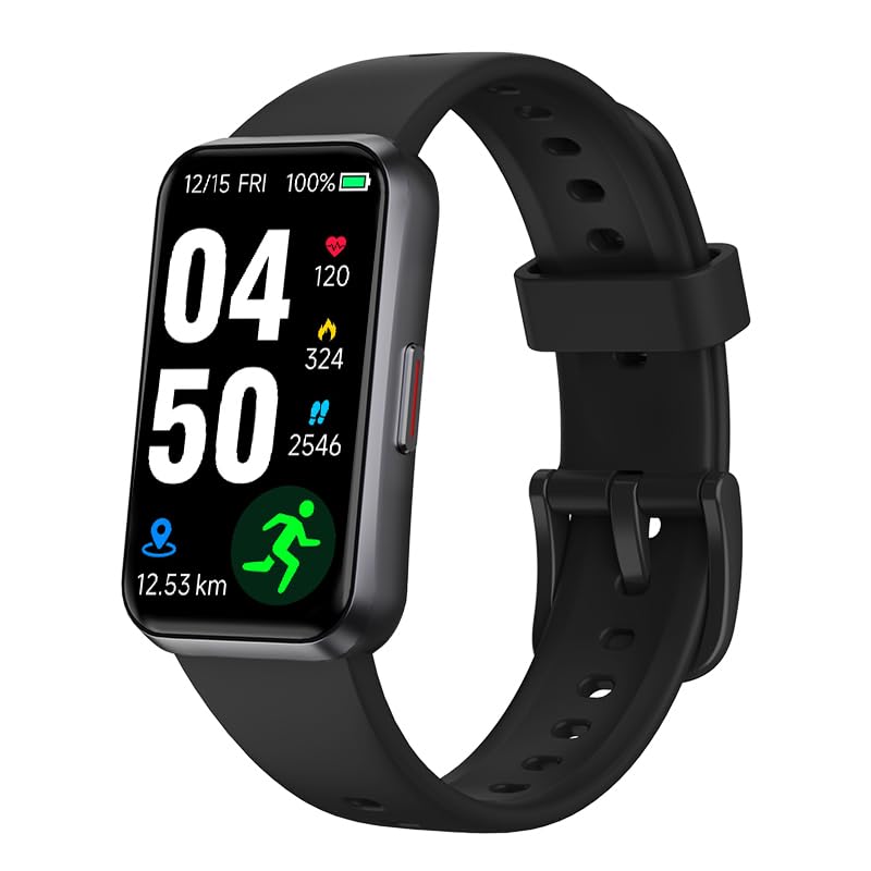 USMECBL Fitness Trackers,Heart Rate Blood Oxygen Sleep Monitor,1.47‘’ OLED Display,Calorie