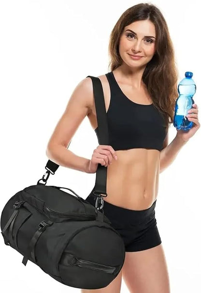 Versatile Gym Bag for Men and Women – Large Capacity Sports Duffel with Shoe Compartment, Waterproof Travel Bag for Fitness, Yoga, and Outdoor Activities