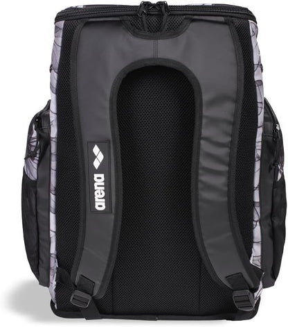 ARENA Spiky III Backpack 45 Swimming Athlete Sports Gym Rucksack Large Training Gear Equipment Swim Bag for Men and Women, 45 Liters, Seabed
