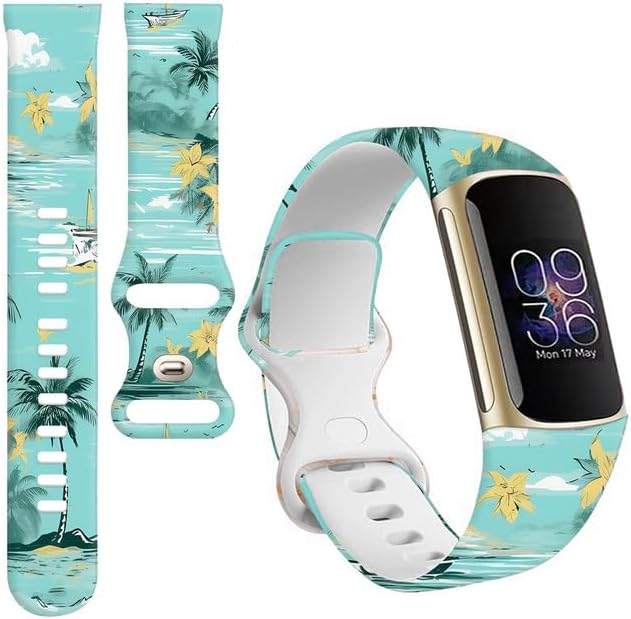 Sport Bands Compatible with Charge 6 /Charge 5 for Women Men,Soft Waterproof Replacement Straps Wristbands for Charge Advanced Fitness Tracker