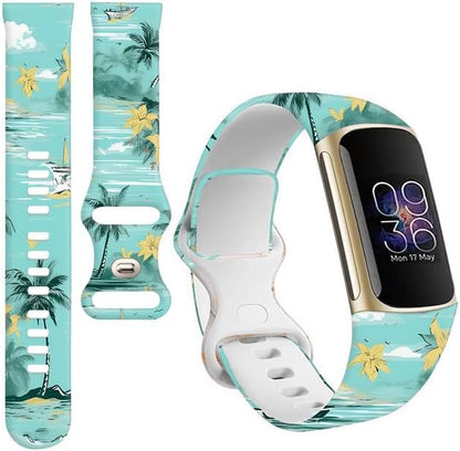 Sport Bands Compatible with Charge 6 /Charge 5 for Women Men,Soft Waterproof Replacement Straps Wristbands for Charge Advanced Fitness Tracker