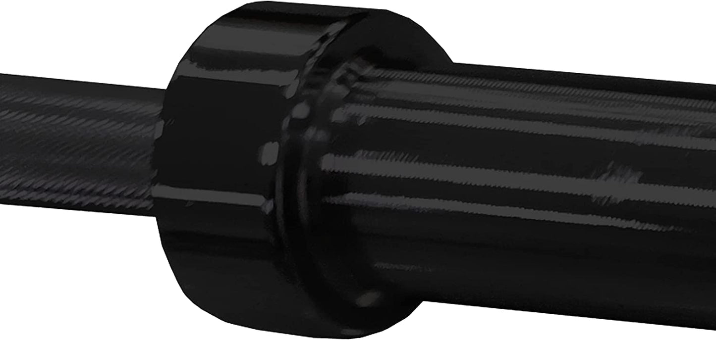 CAP 40lb 7ft Olympic Barbell, Black, Strength Training