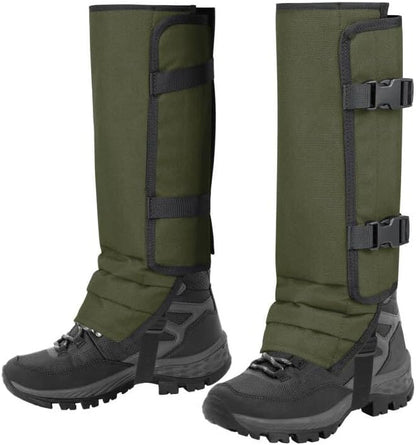 Snake Gaiters Leg Guards, Waterproof Snake Guards, Adjustable Snake Bite Protection for Lower Legs, Snake Chaps for Men&Women