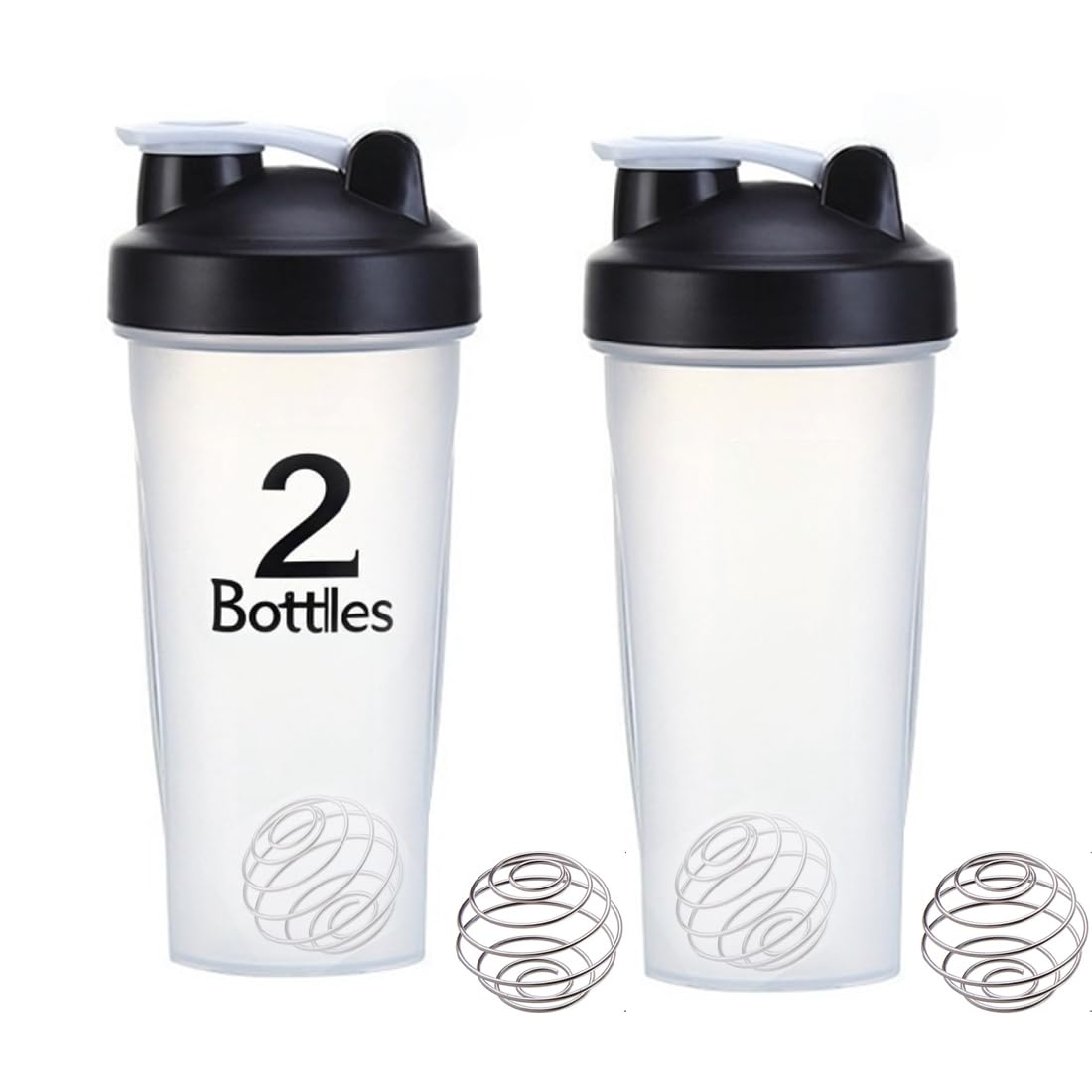 otylzto 2 Pack 28oz Protein Shaker Bottles, BPA-Free, Leakproof Mixing Cups