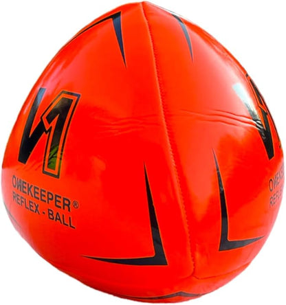 Soccer Reflex & Reaction Ball - White, Orange, Blue, Pink, and Fluo Yellow, Agility and Coordination Training for Kids and Juniors (Pump Not Included)