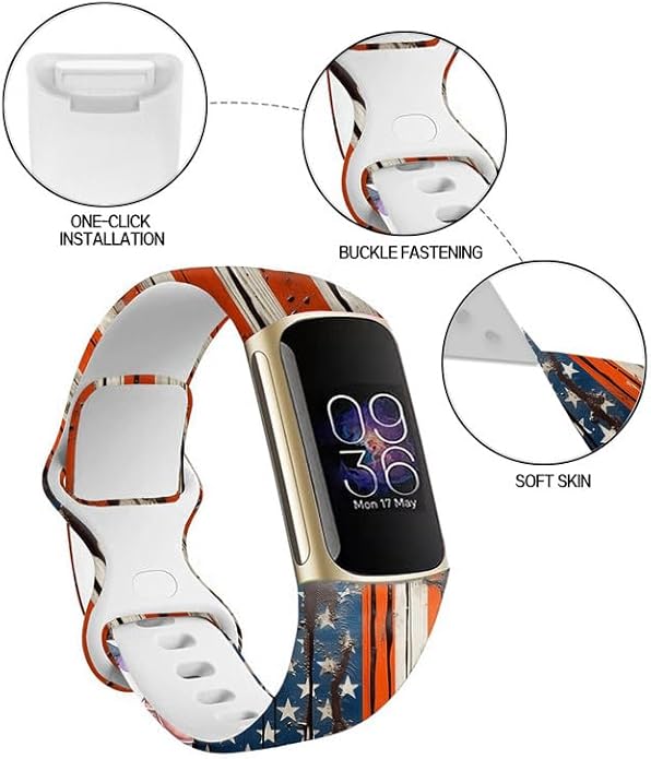 Sport Bands Compatible with Charge 6 /Charge 5 for Women Men,Soft Waterproof Replacement Straps Wristbands for Charge Advanced Fitness Tracker